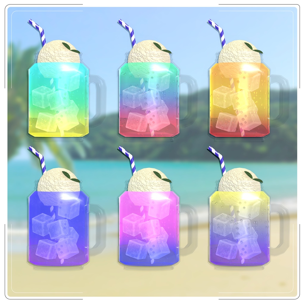 【7アバター対応 Fullpack】plumeria été【VRChat】