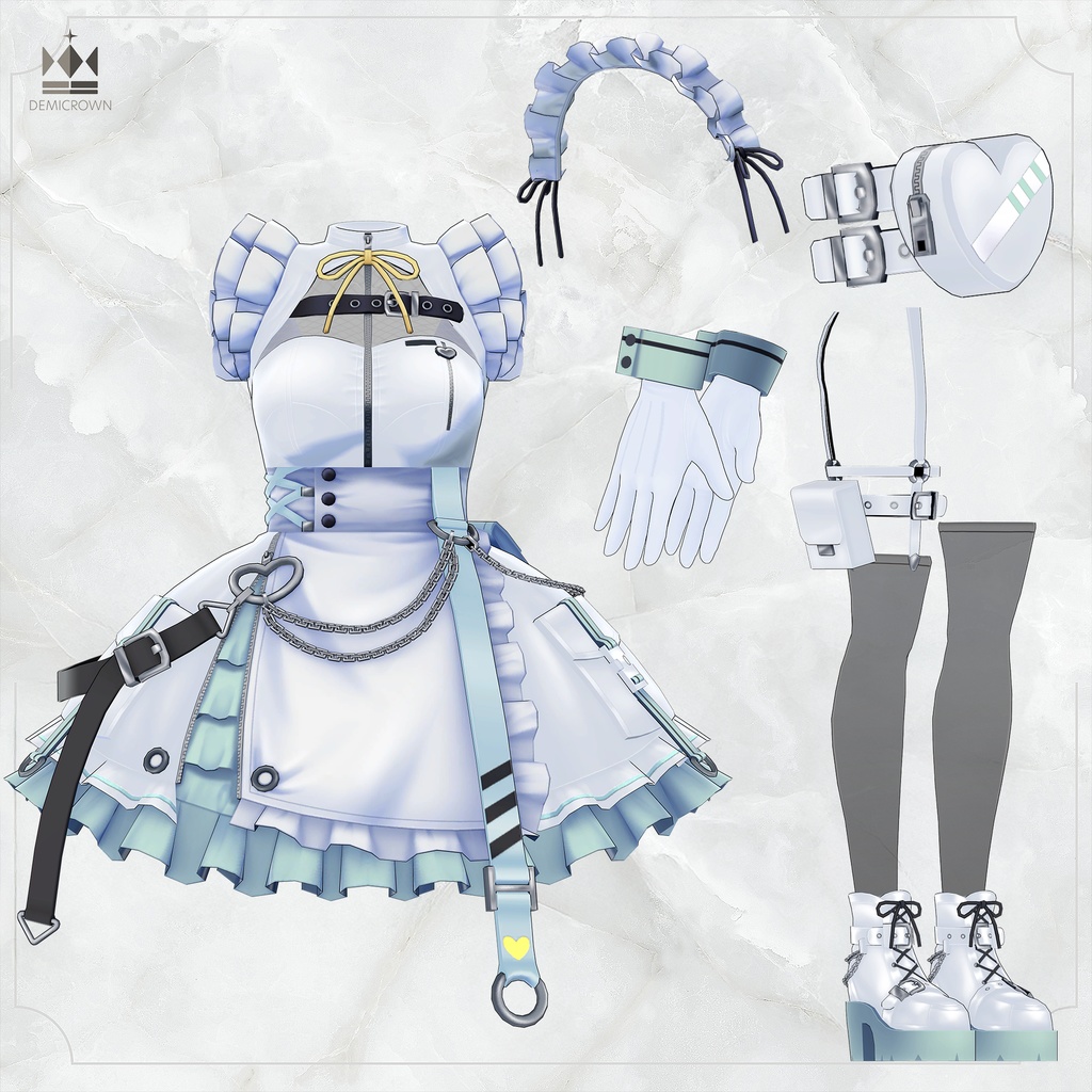 【ギズモ対応】CYBER MAID【VRChat】