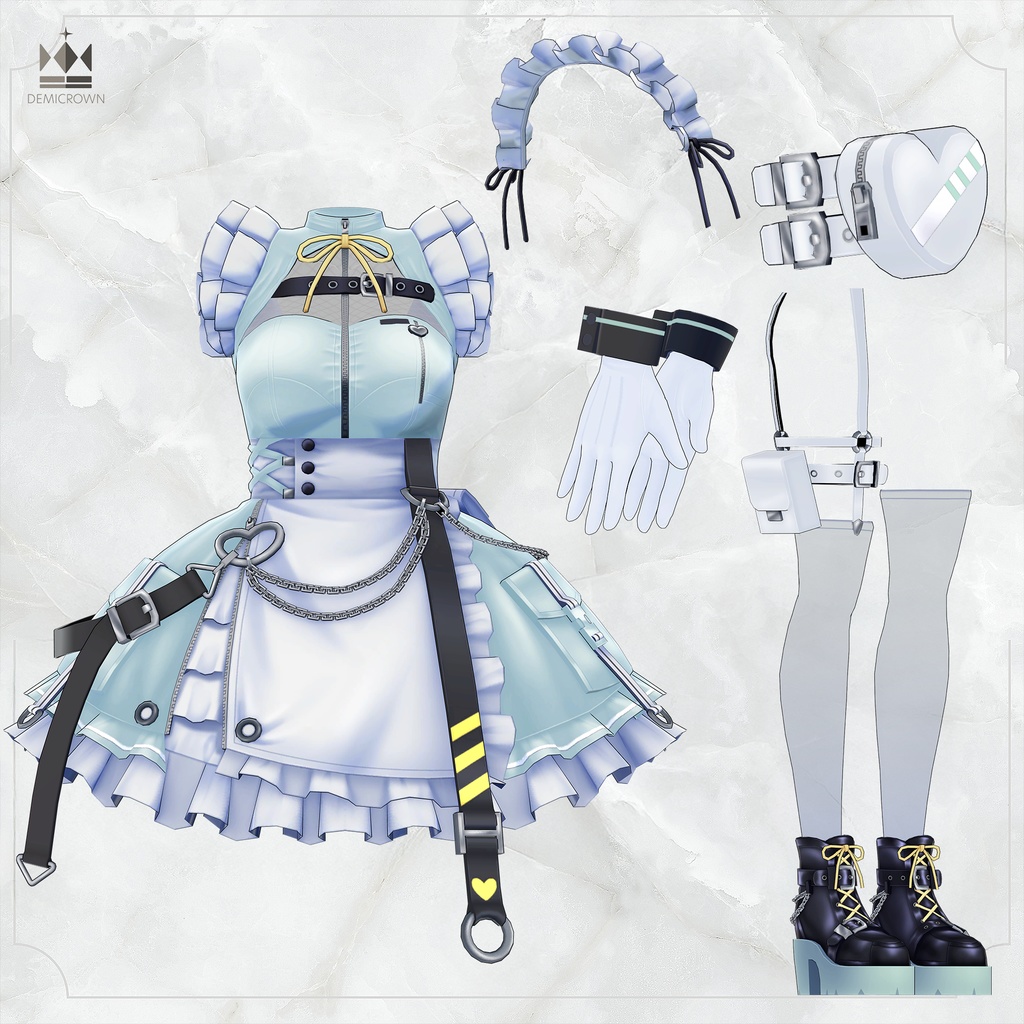 【ギズモ対応】CYBER MAID【VRChat】