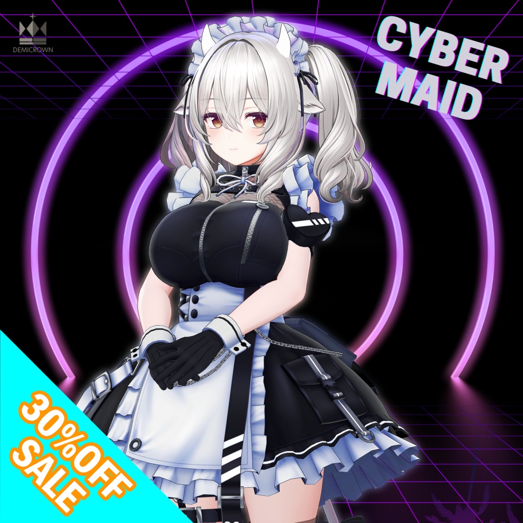 ★セール★【ミルティナ対応】CYBER MAID【VRChat】