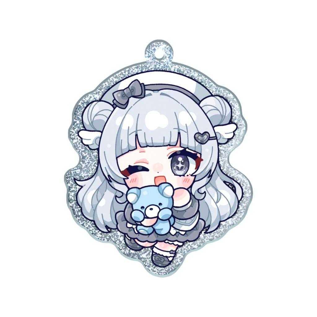 Twitchフォロワー3000人記念　ラメアクキー