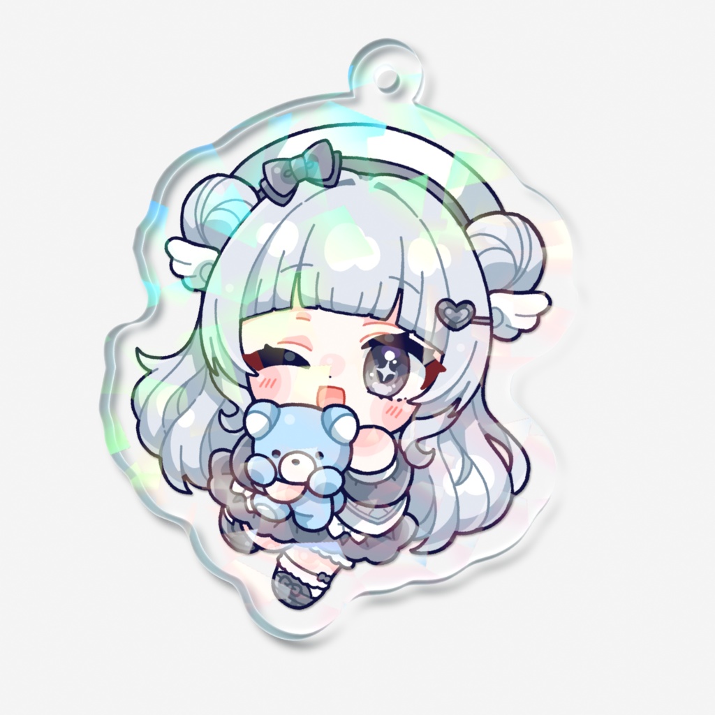 Twitchフォロワー3000人記念 ホログラムアクキー