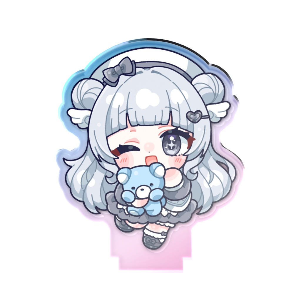 Twitchフォロワー3000人記念 オーロラアクスタ