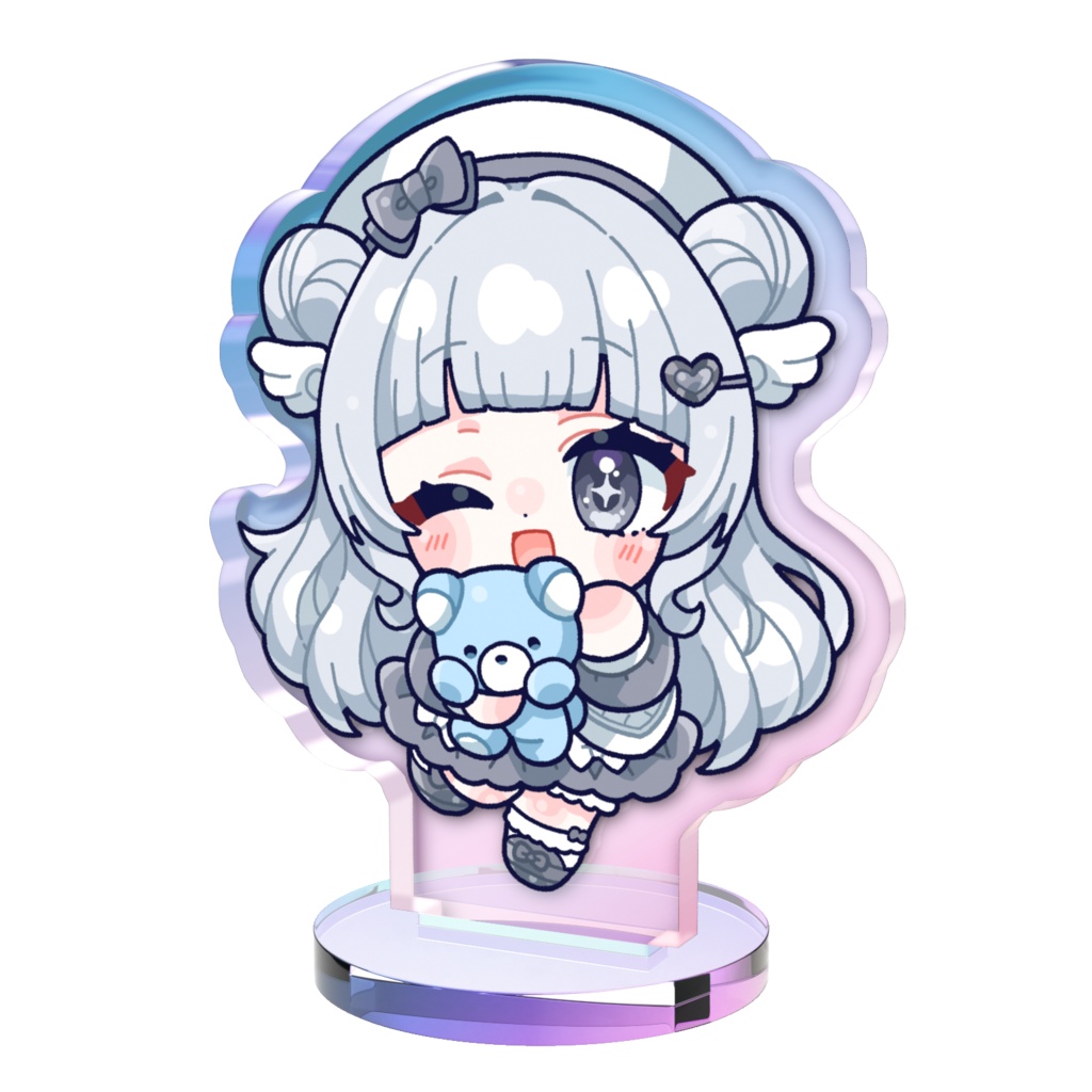 Twitchフォロワー3000人記念　オーロラアクスタ