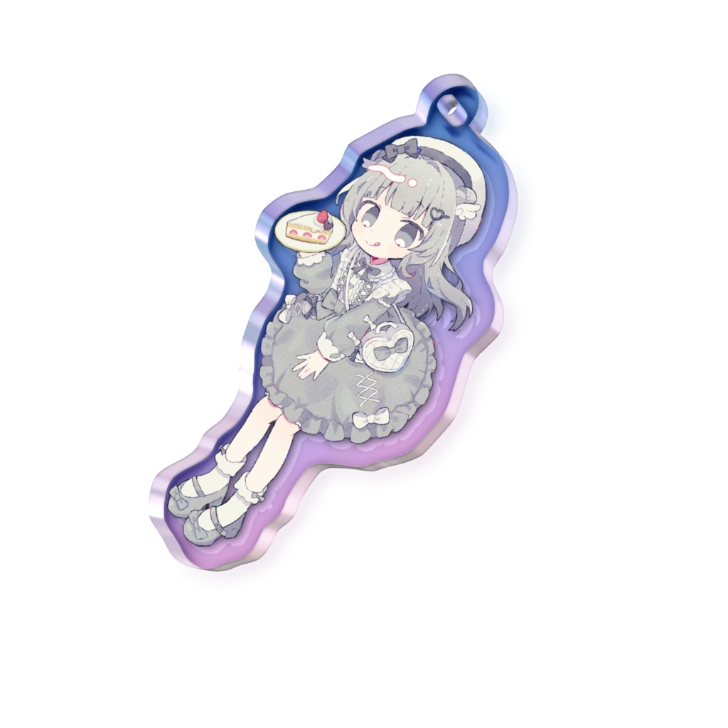 あおべる生誕祭　限定オーロラアクキー