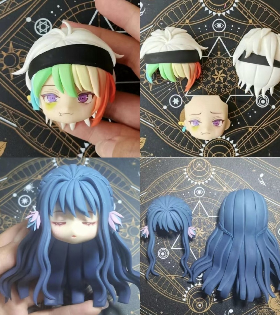 カスタムヘッドパーツオーダー受付[注釈:ねんどろいどどーる（archetype）に取り付け可能です]