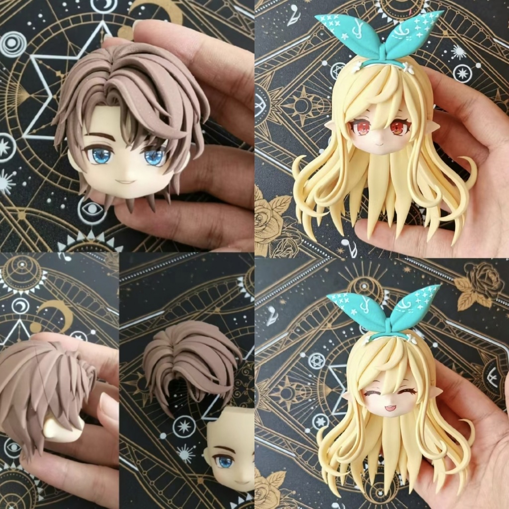 カスタムヘッドパーツオーダー受付[注釈:ねんどろいどどーる（archetype）に取り付け可能です]