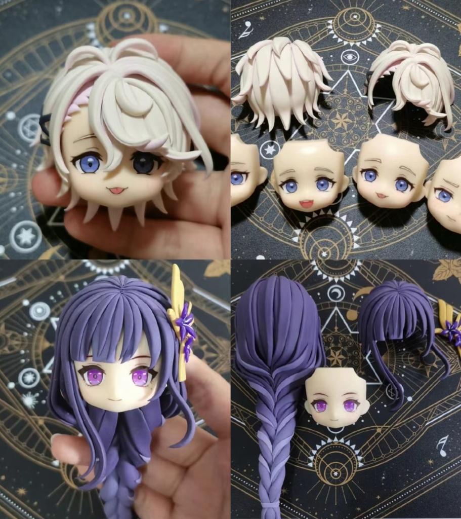 カスタムヘッドパーツオーダー受付[注釈:ねんどろいどどーる（archetype）に取り付け可能です]