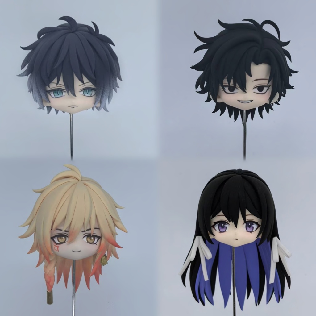 カスタムヘッドパーツオーダー受付[注釈:ねんどろいどどーる（archetype）に取り付け可能です]