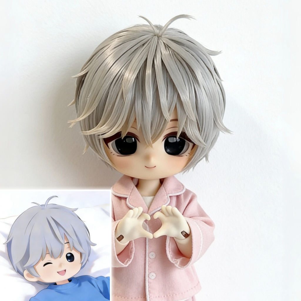 【オーダーメイド】1/3・1/4サイズ 二次元ドールヘッド制作[ボークス® DDH/MDD等に対応]
