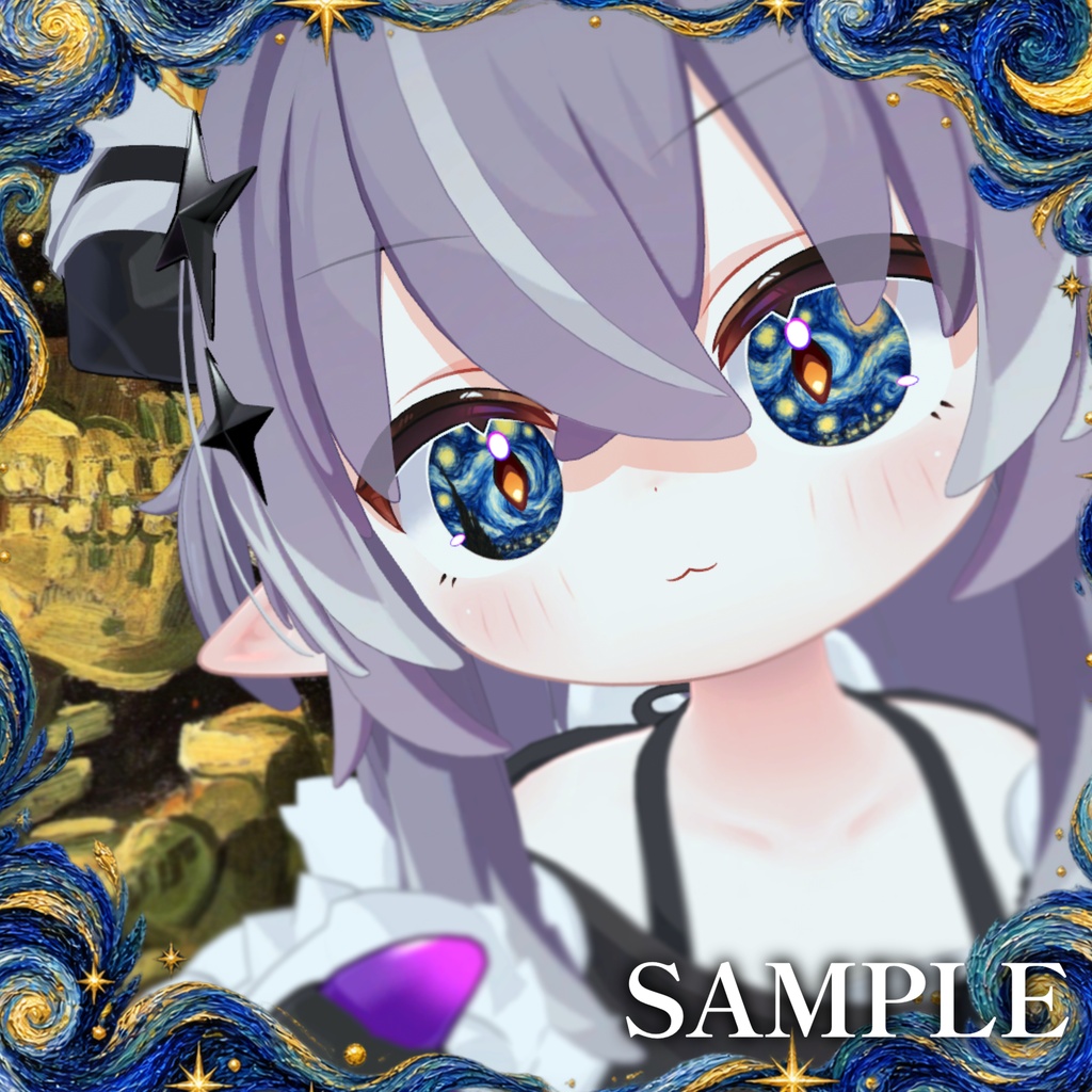 【 24アバター対応 】✮。゚ 星月夜に溺れて 。゚✮ 𝙶𝚒𝚏 𝙴𝚢𝚎 𝙼𝚊𝚝𝚎𝚛𝚒𝚊𝚕