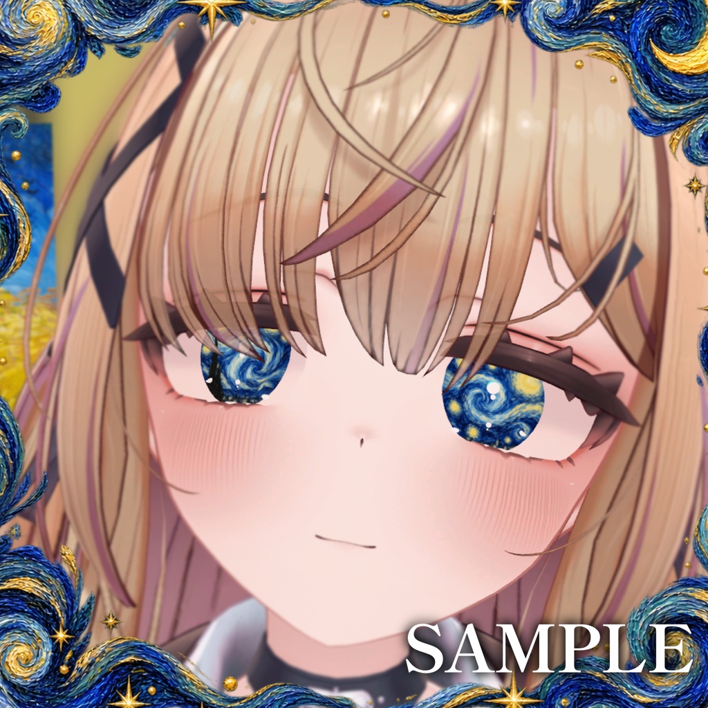 【 24アバター対応 】✮。゚ 星月夜に溺れて 。゚✮ 𝙶𝚒𝚏 𝙴𝚢𝚎 𝙼𝚊𝚝𝚎𝚛𝚒𝚊𝚕