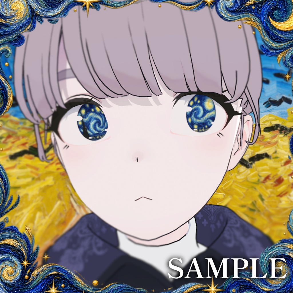【 24アバター対応 】✮。゚ 星月夜に溺れて 。゚✮ 𝙶𝚒𝚏 𝙴𝚢𝚎 𝙼𝚊𝚝𝚎𝚛𝚒𝚊𝚕