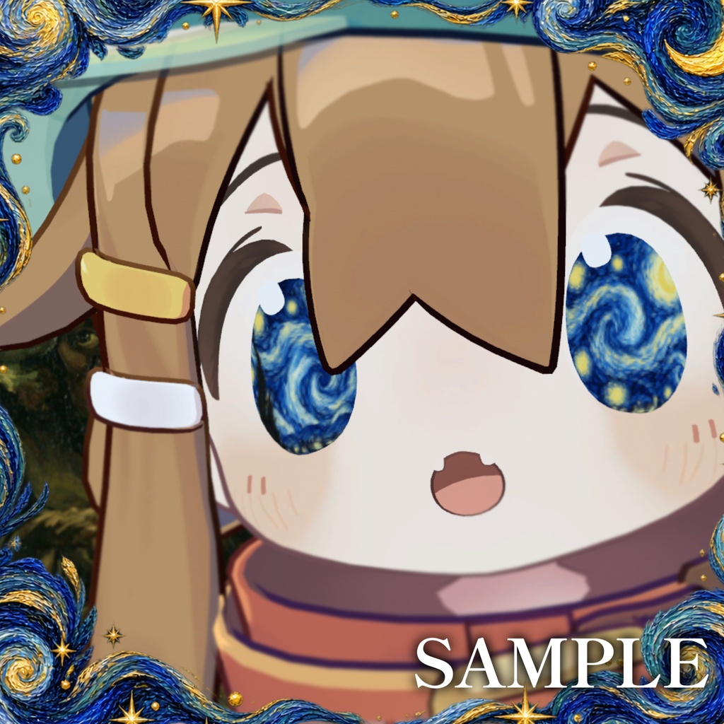 【 24アバター対応 】✮。゚ 星月夜に溺れて 。゚✮ 𝙶𝚒𝚏 𝙴𝚢𝚎 𝙼𝚊𝚝𝚎𝚛𝚒𝚊𝚕