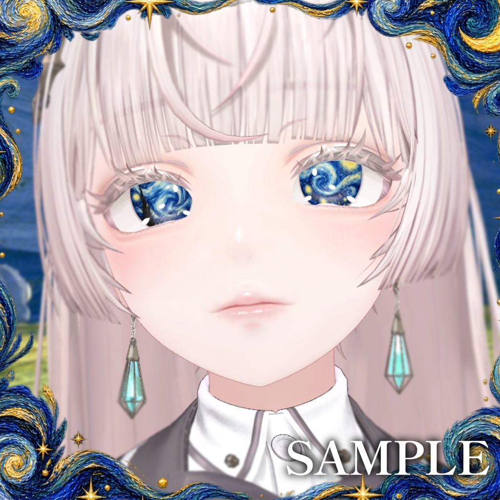 【 24アバター対応 】✮。゚ 星月夜に溺れて 。゚✮ 𝙶𝚒𝚏 𝙴𝚢𝚎 𝙼𝚊𝚝𝚎𝚛𝚒𝚊𝚕