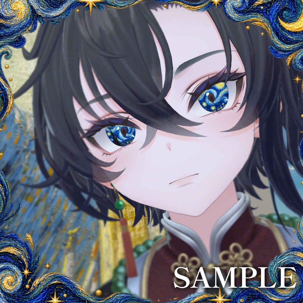 【 24アバター対応 】✮。゚ 星月夜に溺れて 。゚✮ 𝙶𝚒𝚏 𝙴𝚢𝚎 𝙼𝚊𝚝𝚎𝚛𝚒𝚊𝚕