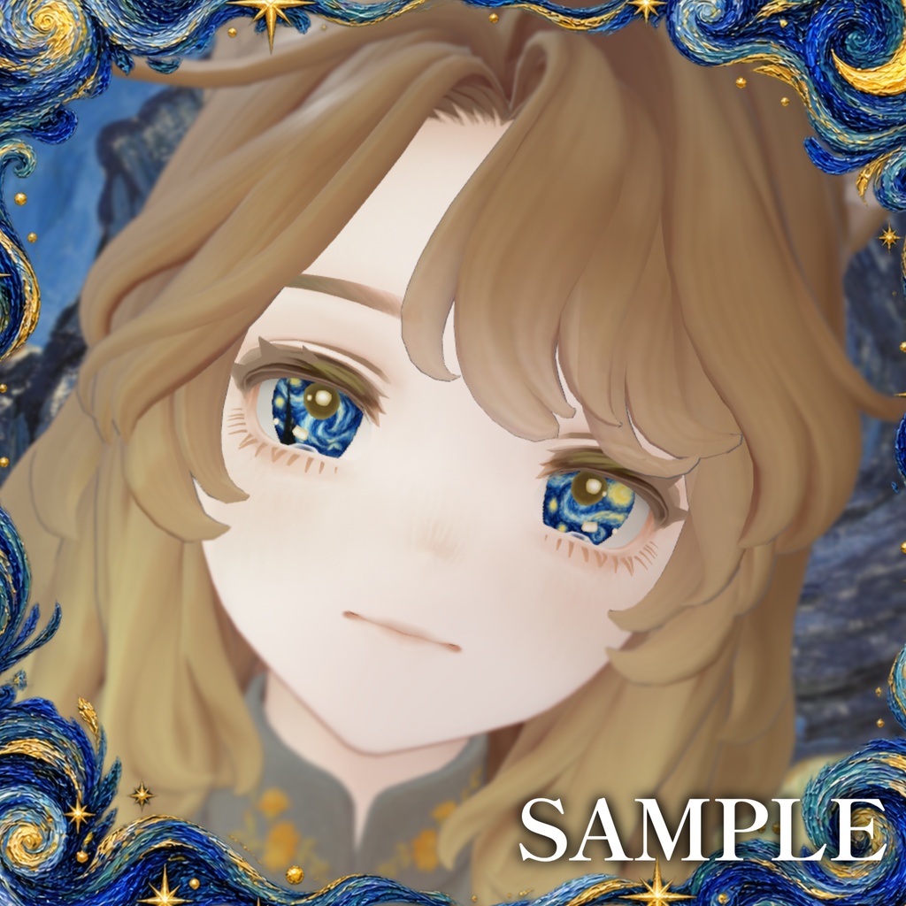 【 24アバター対応 】✮。゚ 星月夜に溺れて 。゚✮ 𝙶𝚒𝚏 𝙴𝚢𝚎 𝙼𝚊𝚝𝚎𝚛𝚒𝚊𝚕