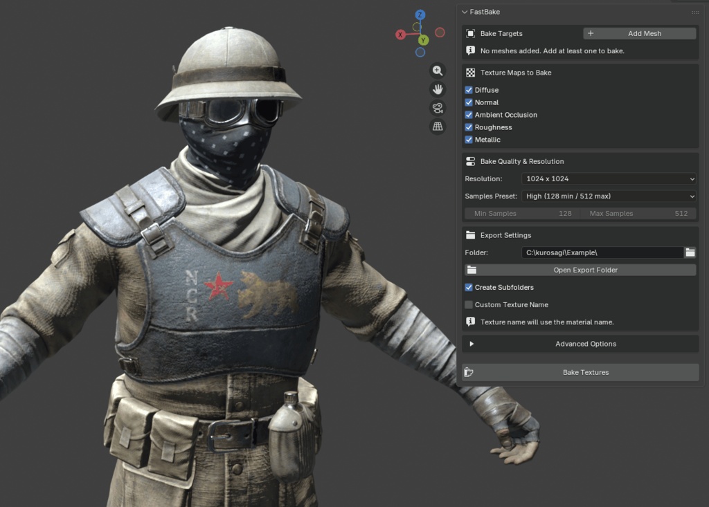 FastBake | Blender Addon