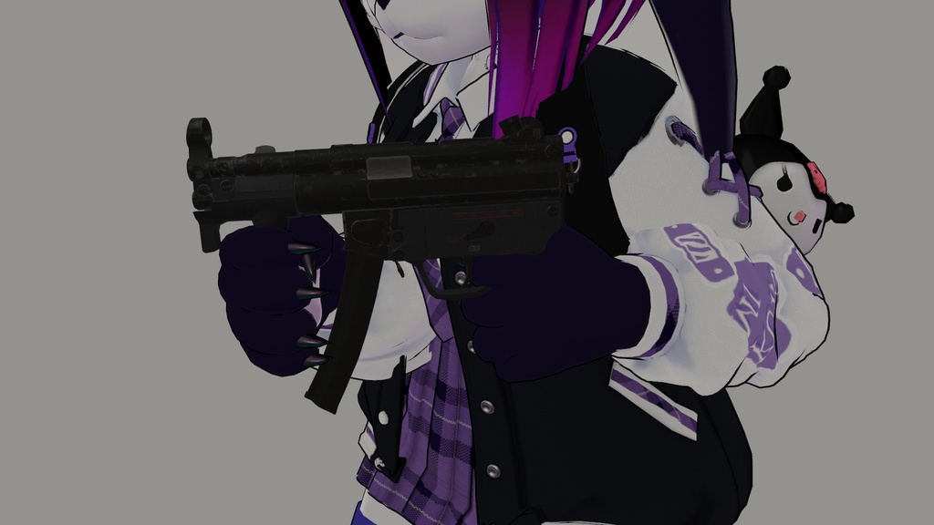 【VRChat向け】MP5K Submachine Gun