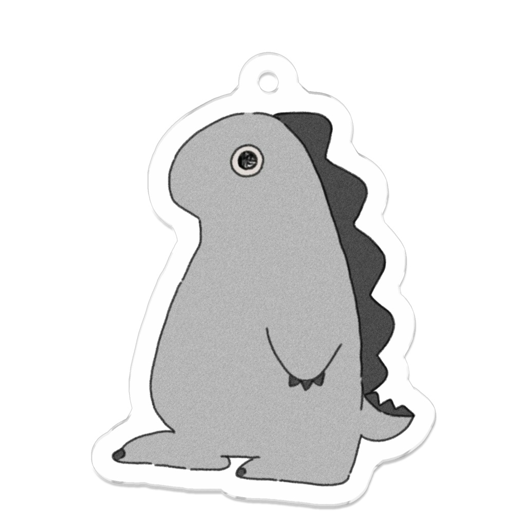 【受注発注】深爪ザウルス_アクキー