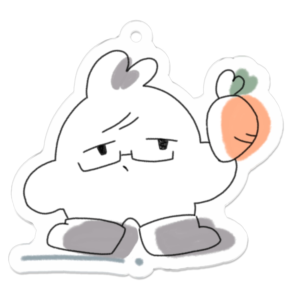 【受注発注】うさぎきょうだい/ちょうなんアクリルキーホルダー　