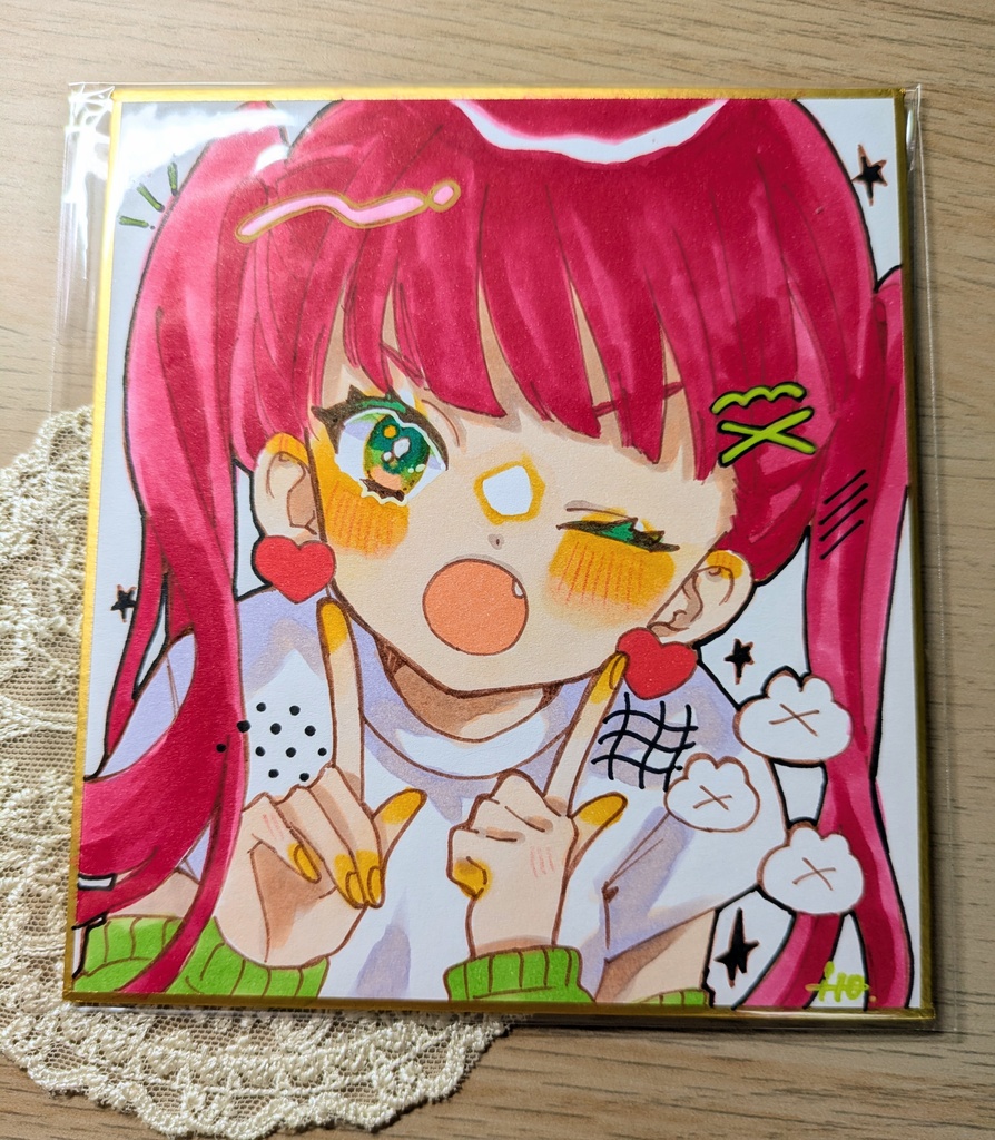 コピックガールズ03♥寸松庵色紙原画