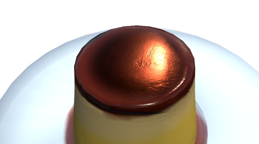 プリン【3Dモデル】