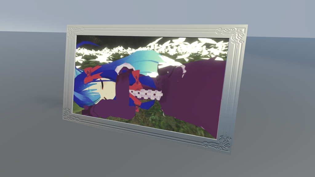 【VRChat向け】動くフォトフレーム2種類