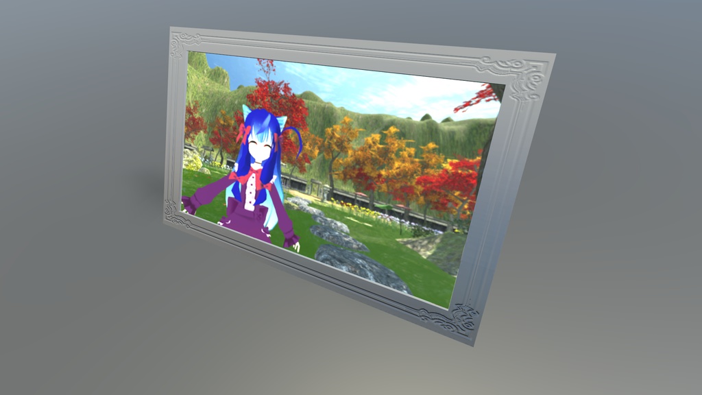 【VRChat向け】動くフォトフレーム2種類