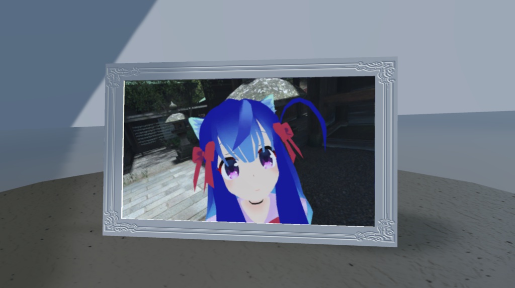 【VRChat向け】動くフォトフレーム2種類
