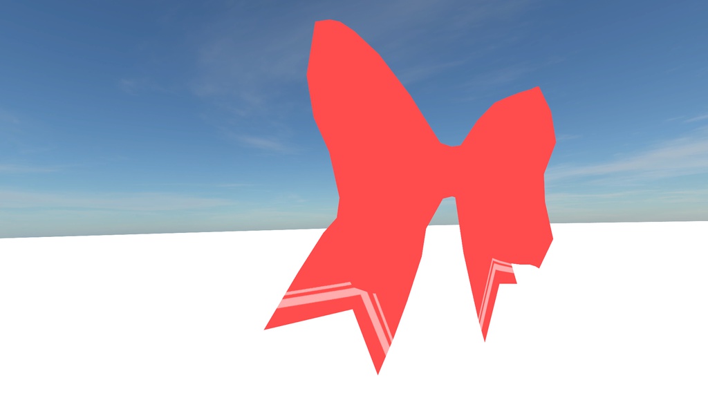 【VRChat向け】リボンセット6+1種類 + 汎用テクスチャ3種