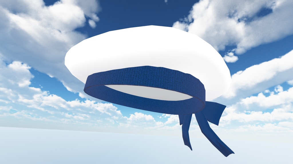 ホワイトキュートベレー帽