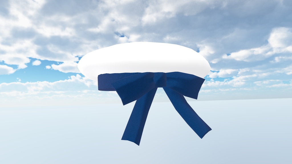 ホワイトキュートベレー帽