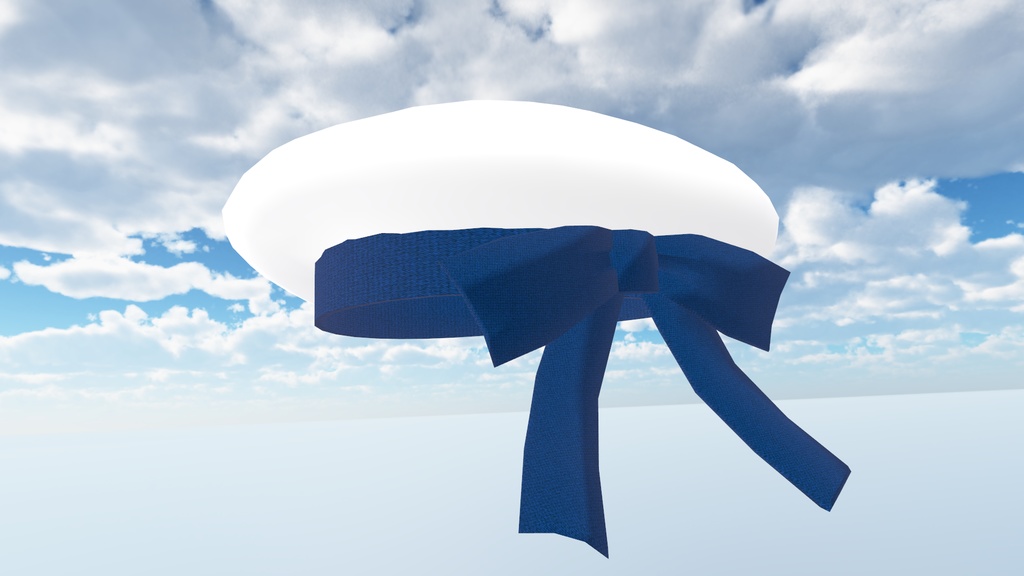 ホワイトキュートベレー帽