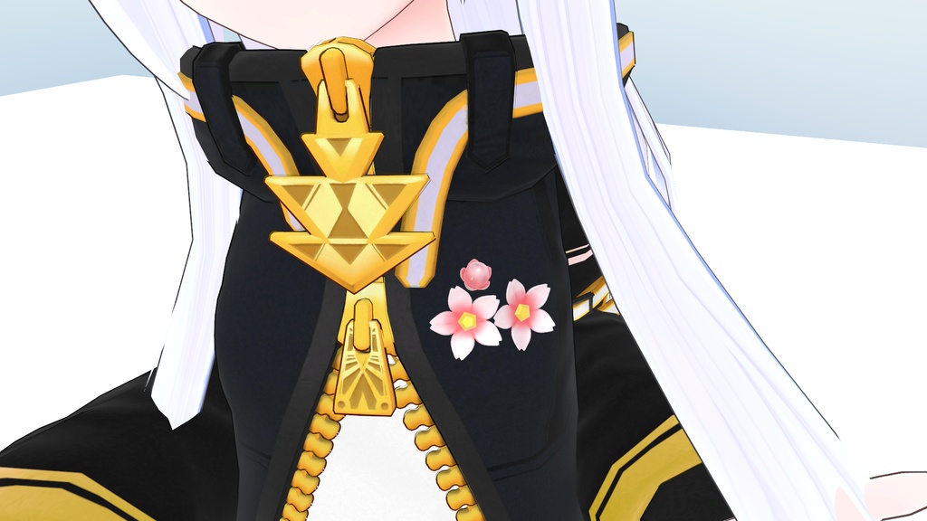 【3Dモデル】さくらアクセサリー4点セット