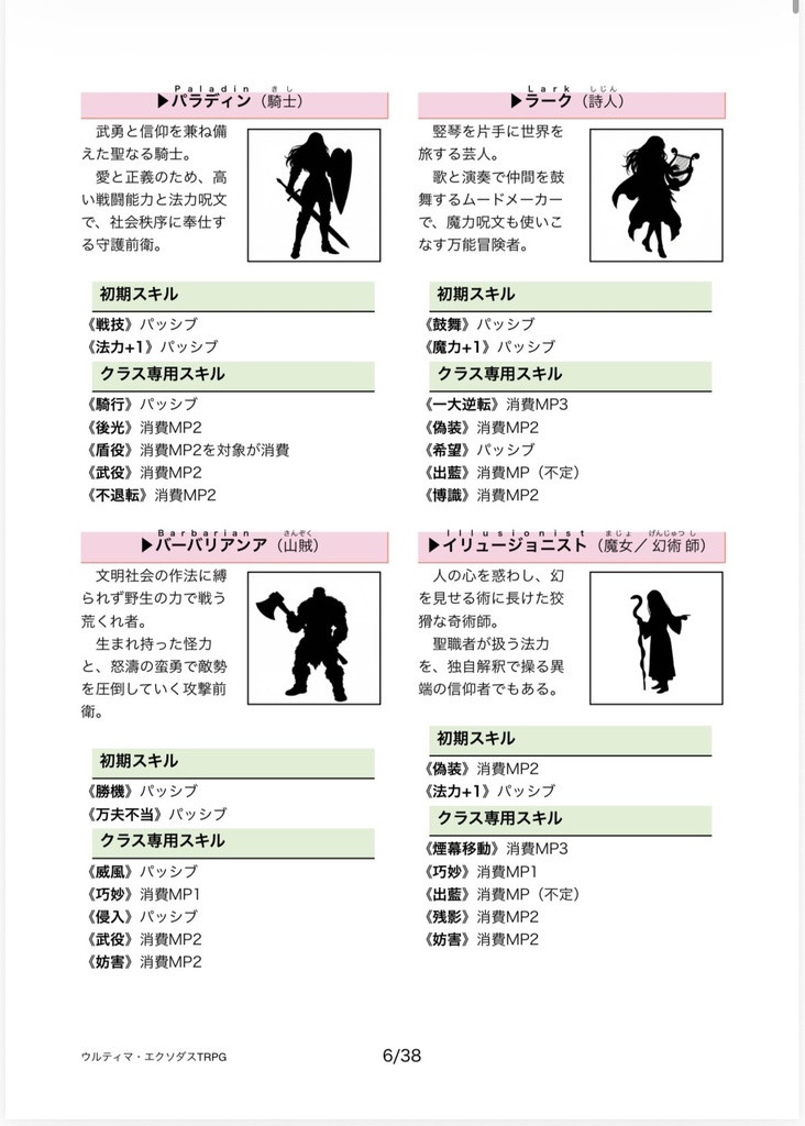 【pdf版】ウルティマ・エクソダスTRPG