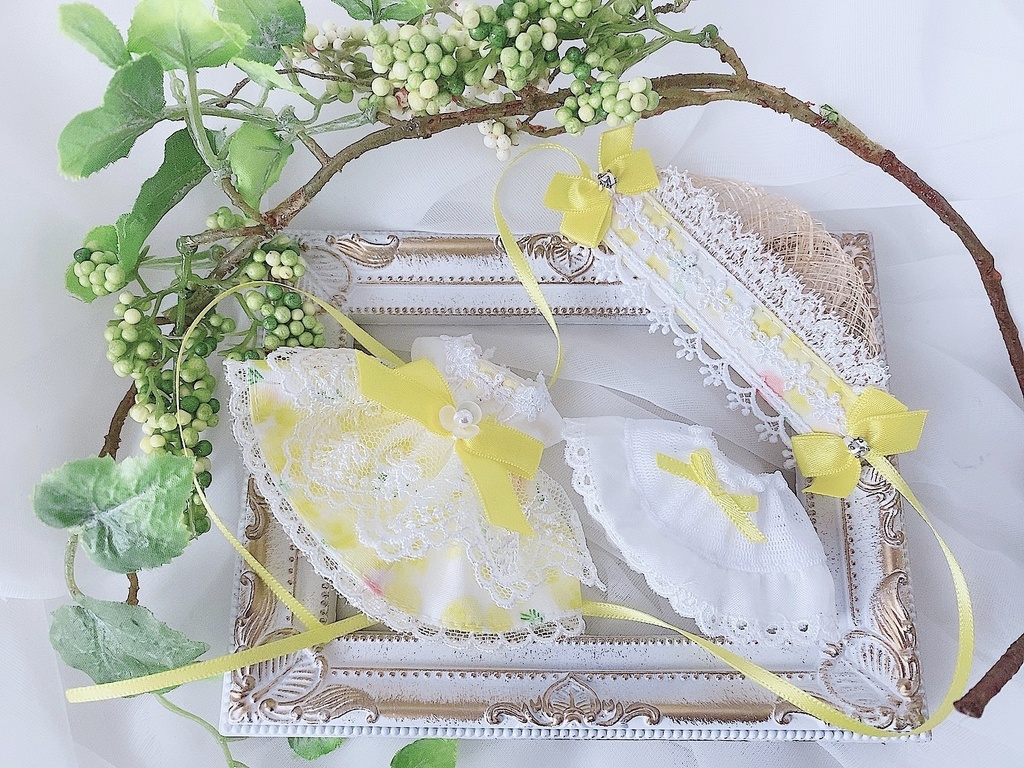 オビツ11 ワンピース・ヘッドドレス・アンダースカート 3点セット