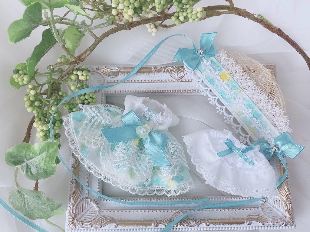 オビツ11 ワンピース・ヘッドドレス・アンダースカート 3点セット