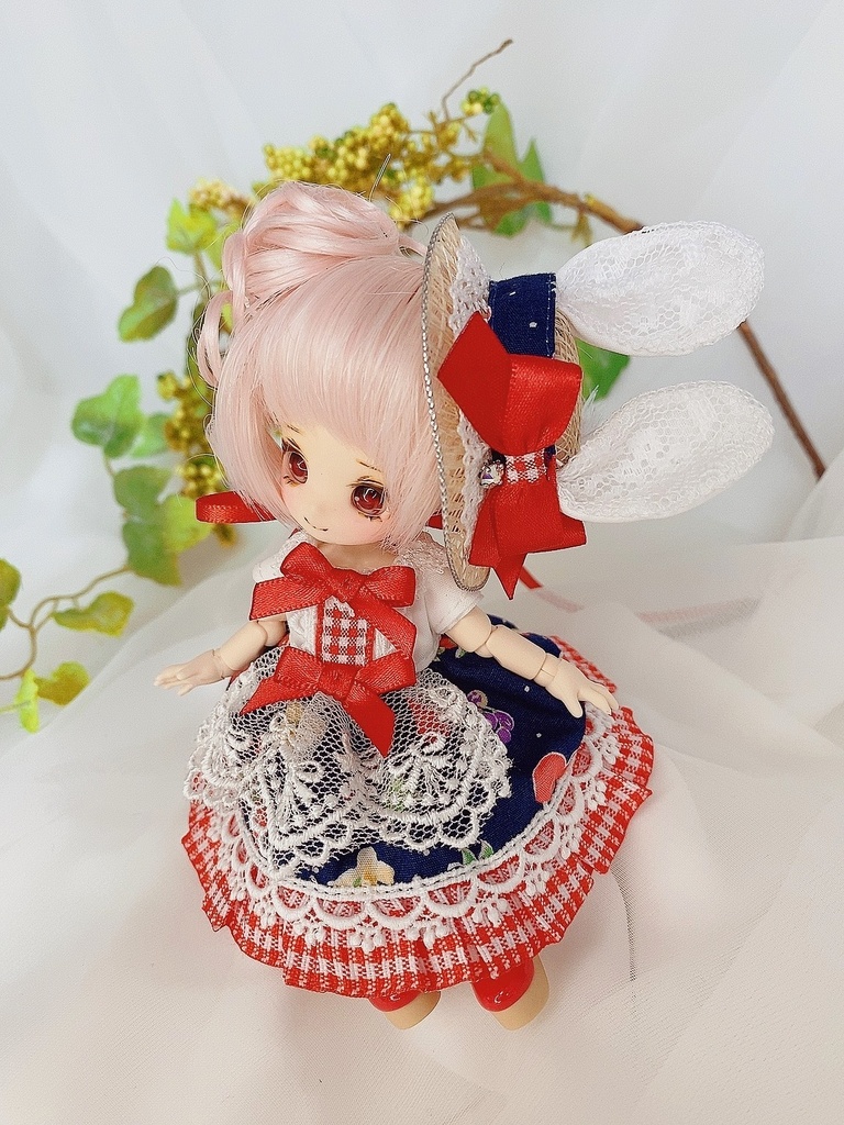 オビツ11 ワンピース・帽子・bag 3点セット