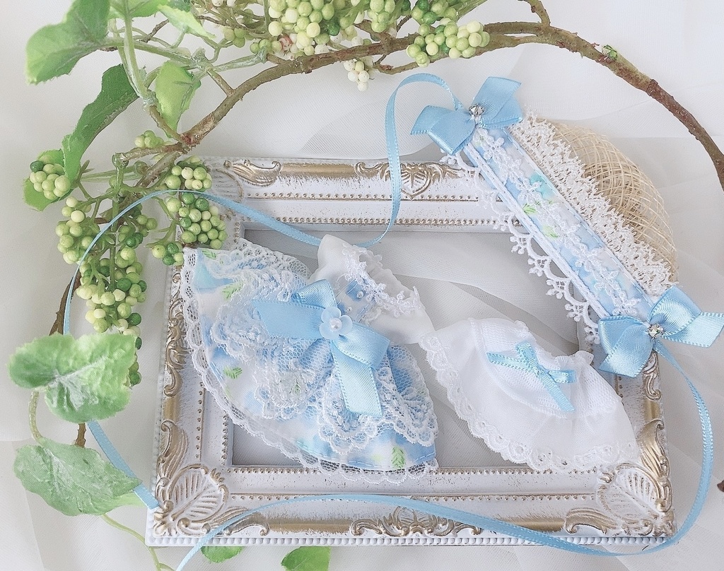 オビツ11 ワンピース・ヘッドドレス・アンダースカート 3点セット