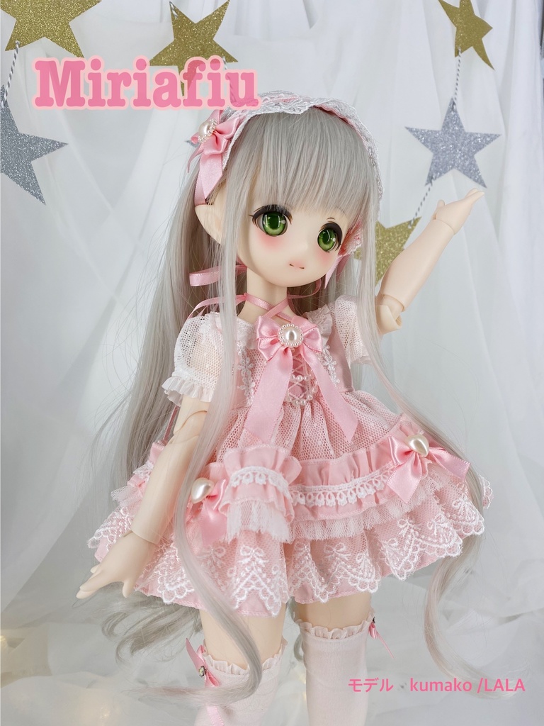 kumakoちゃん★ミルフィーユ★ワンピースセット(ピンク)