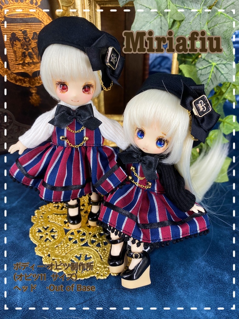 レジメンタルストライプニットワンピC