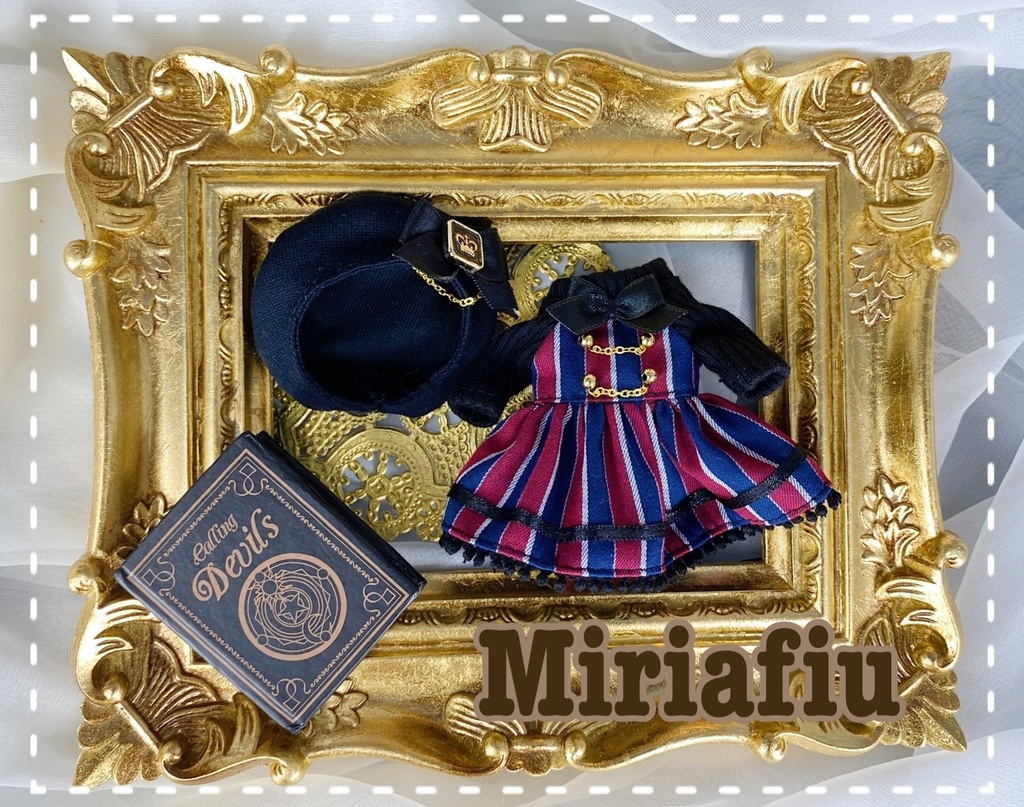 レジメンタルストライプニットワンピD