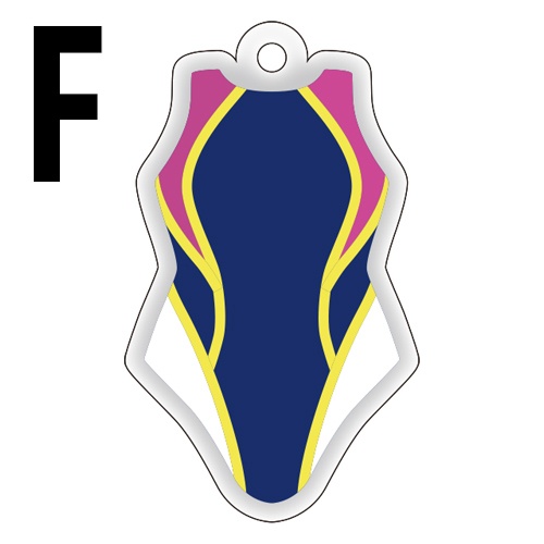 競泳水着アクリルキーホルダー