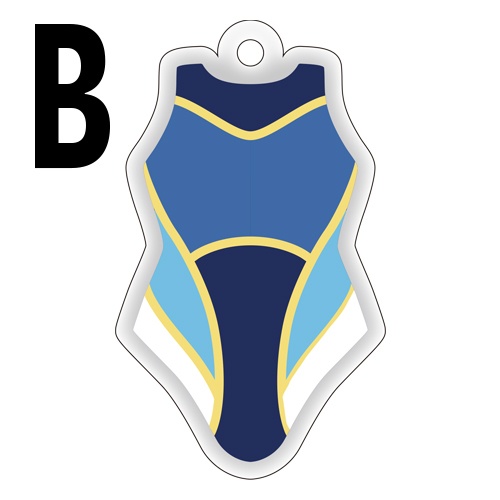 競泳水着アクリルキーホルダー