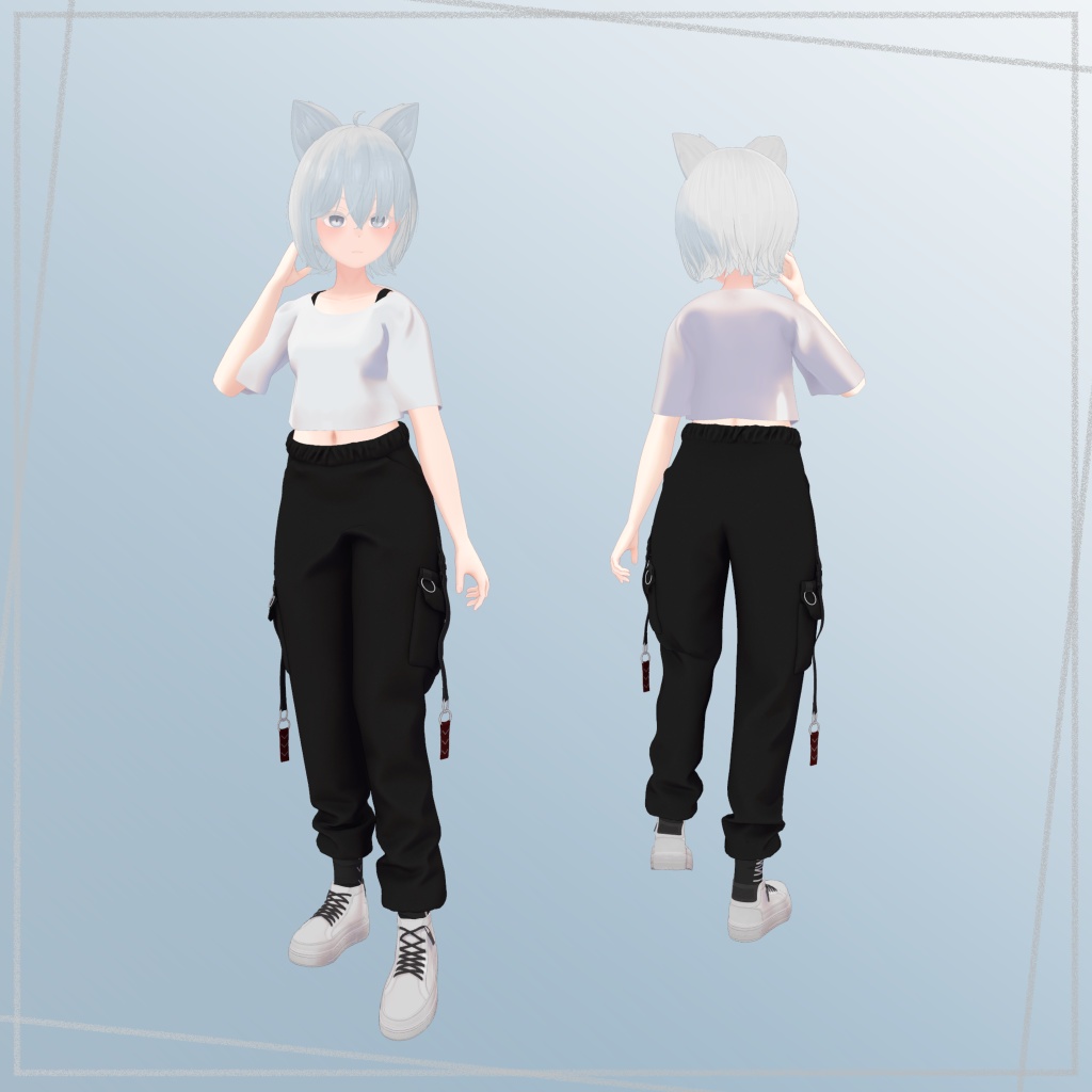 【FREE】オリジナル3Dモデル『si』