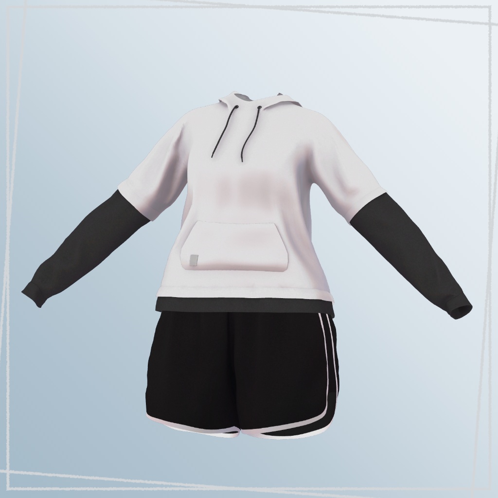 【FREE】オリジナル3Dモデル『si』