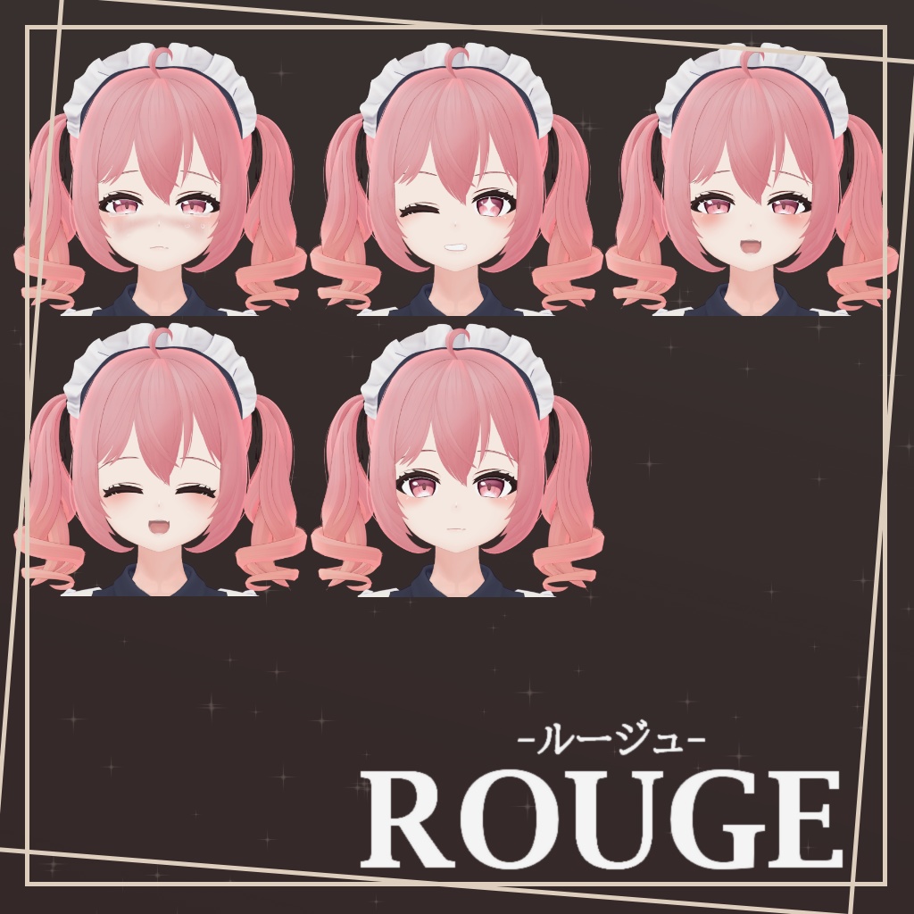 オリジナル3Dモデル「ROUGE」-ルージュ-