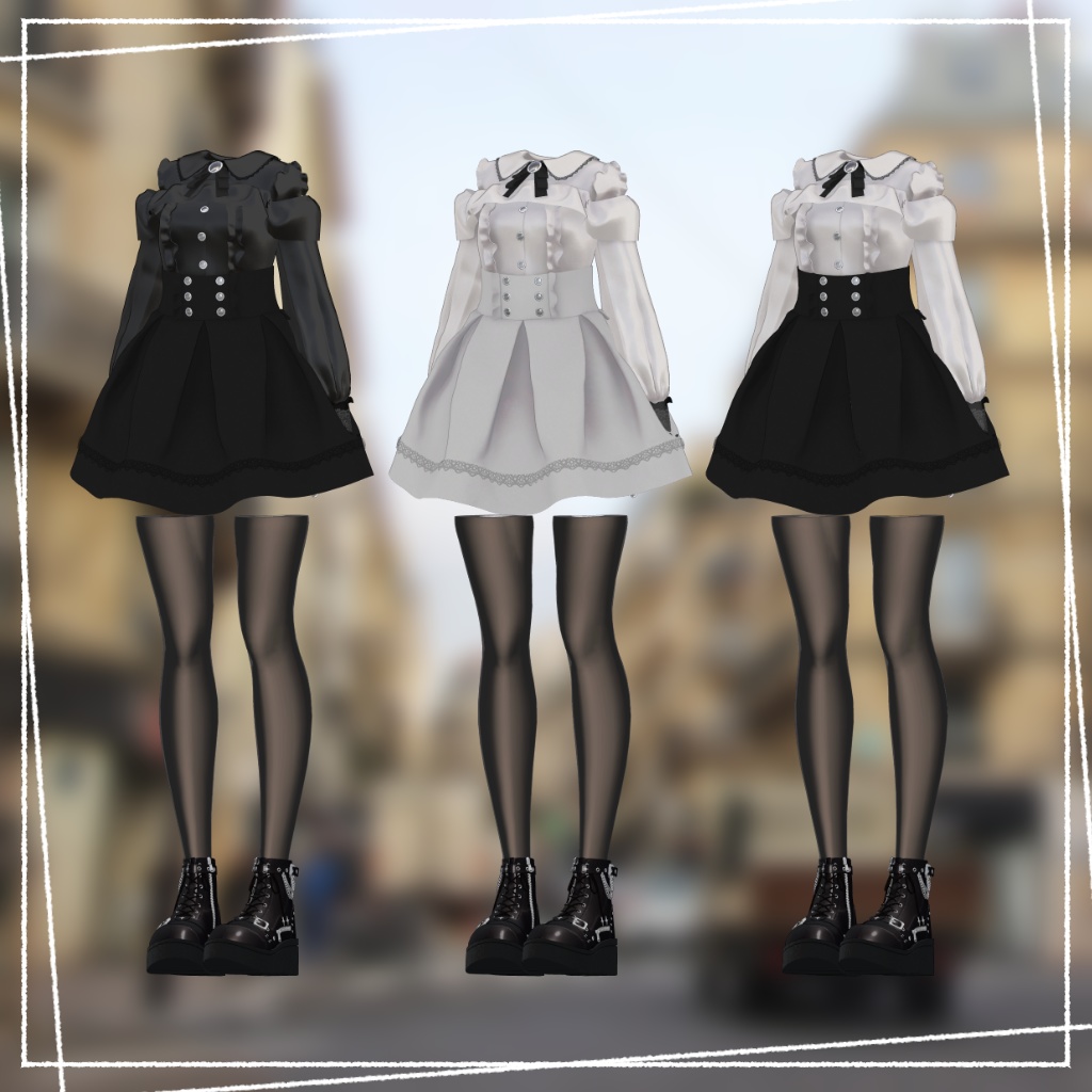 Shinano,Manuka,milltina,kisha『Noir Fleurs』--gothic--