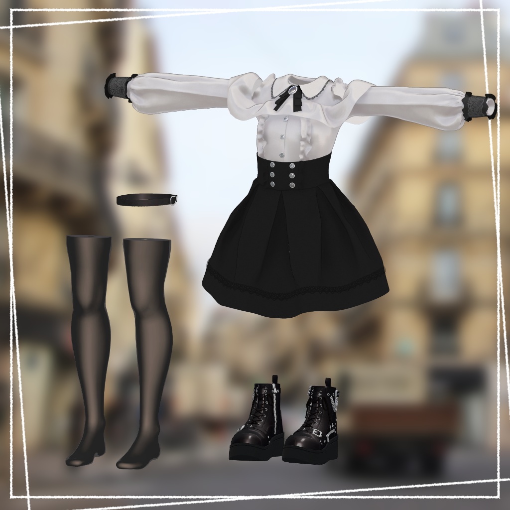 Shinano,Manuka,milltina,kisha『Noir Fleurs』--gothic--